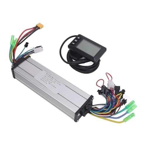 Elektrofahrrad-Controller-Kit, 24 V, 36 V, 48 V, Hintergrundbeleuchtetes LCD, 250 W, 350 W, Bürstenloses Elektrofahrrad-Anzeigemessgerät, Dual-Antrieb für die Umwandlung von Jopwkuin
