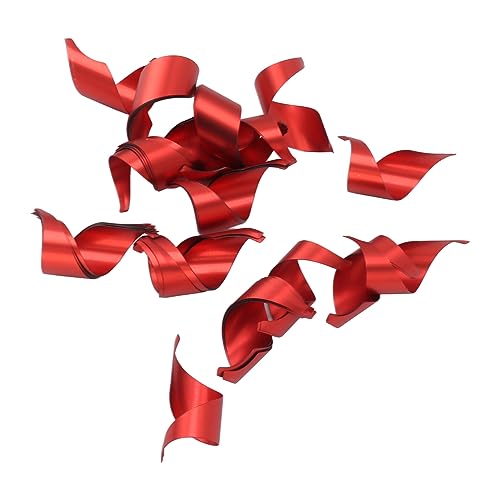 Jopwkuin Vanes, Metall 1,75 Zoll Pfeilfeder Befiederung Rechtshänder 50 Stück für Compoundbögen (Rot) von Jopwkuin