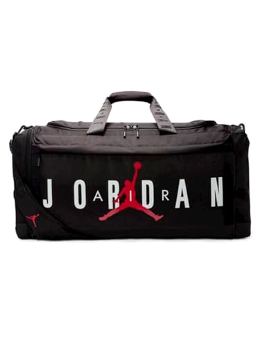 JAM VELOCITY DUFFLE Reisetasche JORDAN, Schwarz/Weiß/Rot, Misura Unica von Jordan