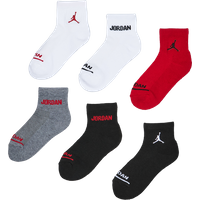 Jordan Kids Ankle 6 Pack Unisex Socken - Rot - Größe: 35 - 38 - Foot Locker von Jordan