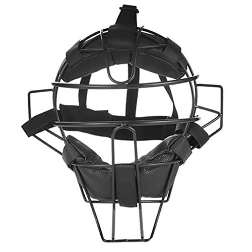 Softball Catchers Helm Weichpolsterbaseball Helm Verstellbarer Baseball Motorrad Helm Baseballzubehör Leicht für über 8 Jahre alte Kinder Erwachsene Schwarz von Jorzer