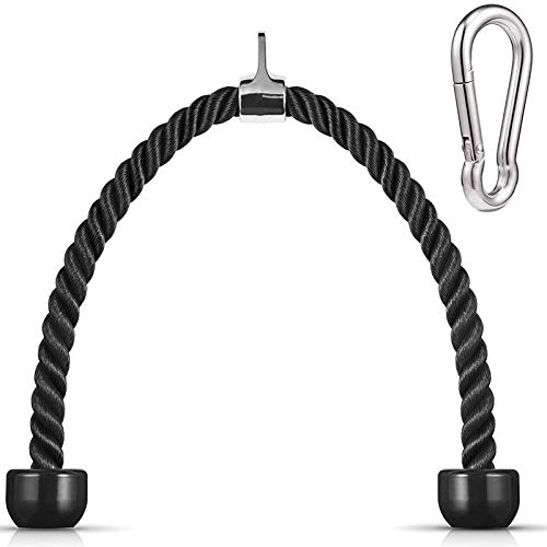 Josenidny Duty Trizeps Pull Down Rope 36" with Snap, Fitness Attachment Cable Machine Pulldown Rope Gym von Josenidny