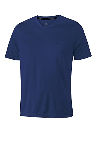 Joy Sportswear Herren-T-Shirt Andre, modisches Sportshirt im Kurzarm-Stil mit V-Ausschnitt ideal geeignet für das Fitnessstudio und alle Sportarten 52, Moonlight Melange von Joy Sportswear
