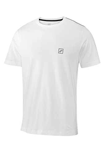 Joy Sportswear Jonte Herren-T-Shirt aus 100% Baumwolle, bequemes Shirt für Sport und Freizeit 46, White von Joy Sportswear