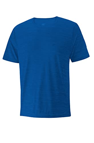 Joy Sportswear Vitus Herren-Sportshirt mit Rundhalsausschnitt und normaler Passform, Kurzarm-Shirt für Sport und Freizeit 52, Kobalt Melange von Joy Sportswear