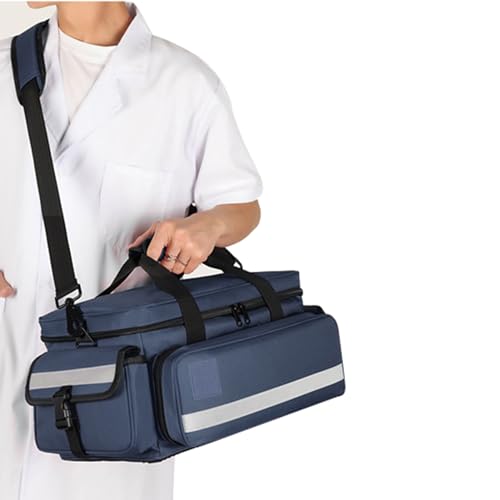 Joyfitness Erste-Hilfe-Tasche, Leere Ausrüstungstasche mit Verstellbarer Trennwand, Rucksack-Notfall-Leertasche, Ersthelfer-Tasche für Trauma von Joyfitness