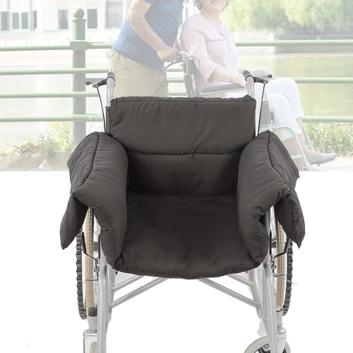 Joyfitness Rollstuhlkissen,Komfortkissen Sitzkissen für Rollstuhl, Rollstuhlkissen mit Rücken- und Seitenteil,Sitzkissen für Esstisch Stühle/Bürostuhl/Rollstuhl von Joyfitness