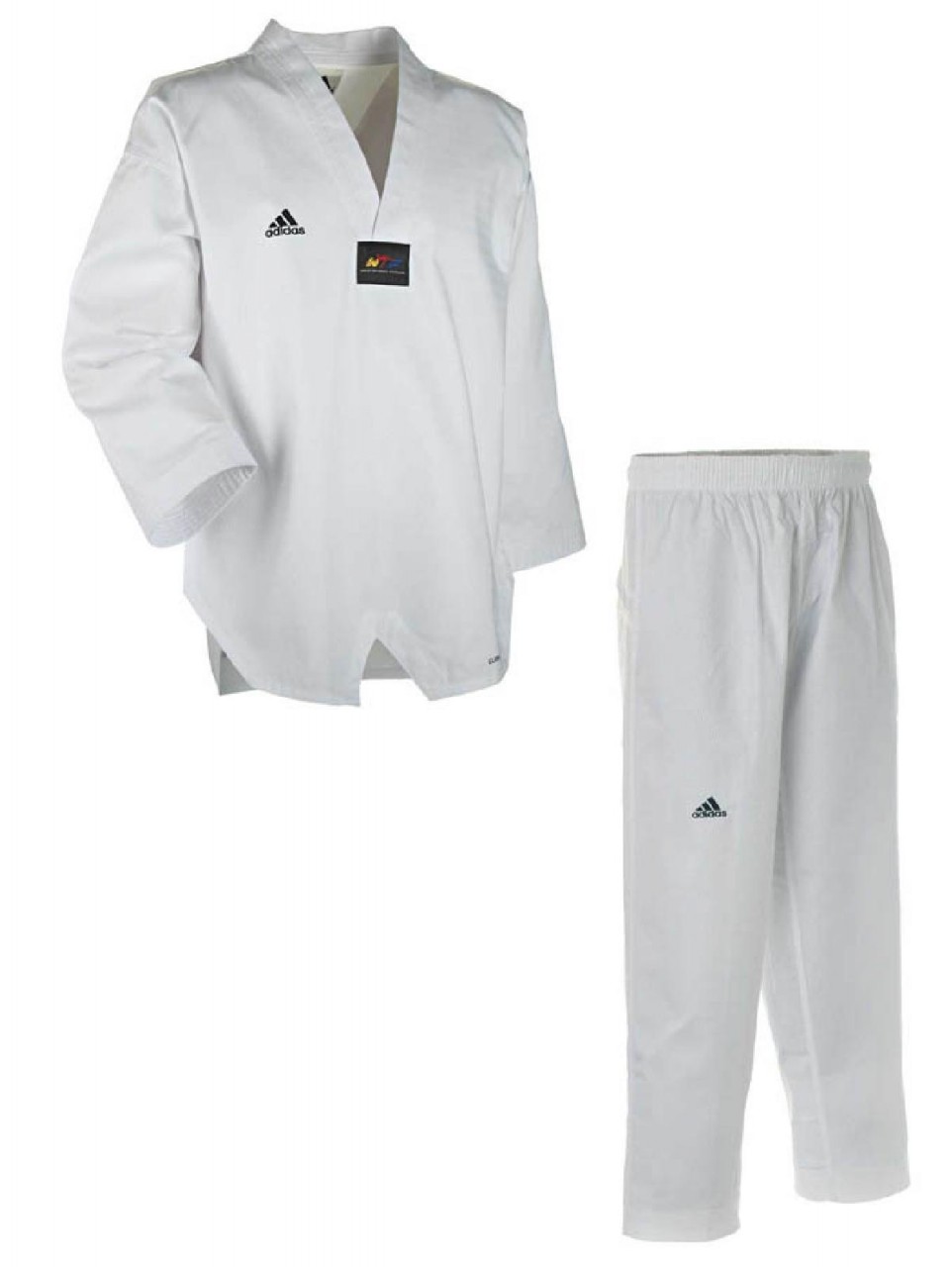 Adidas Taekwondoanzug, Adichamp III,weißes Revers von Ju-Sports