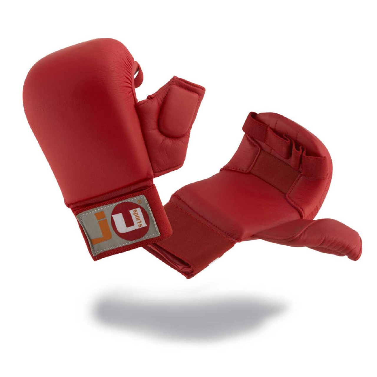 Ju-Sports Karate Handschutz rot mit Daumen von Ju-Sports