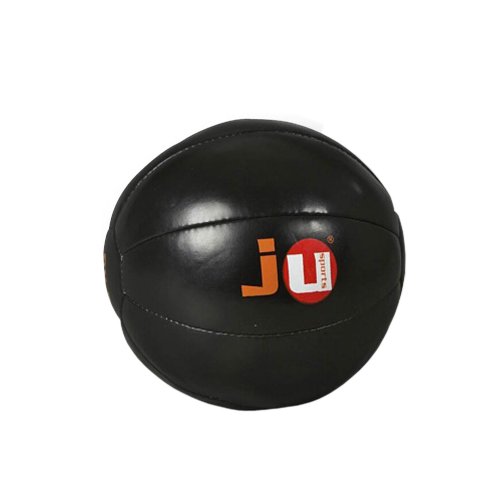 Ju-Sports Medizinball 2kg I Slam Ball aus hochwertigem Kunstleder mit stabilen Nähten I Für alle Sportarten, gut für Krafttraining UVM. I Schwarz von Ju-Sports