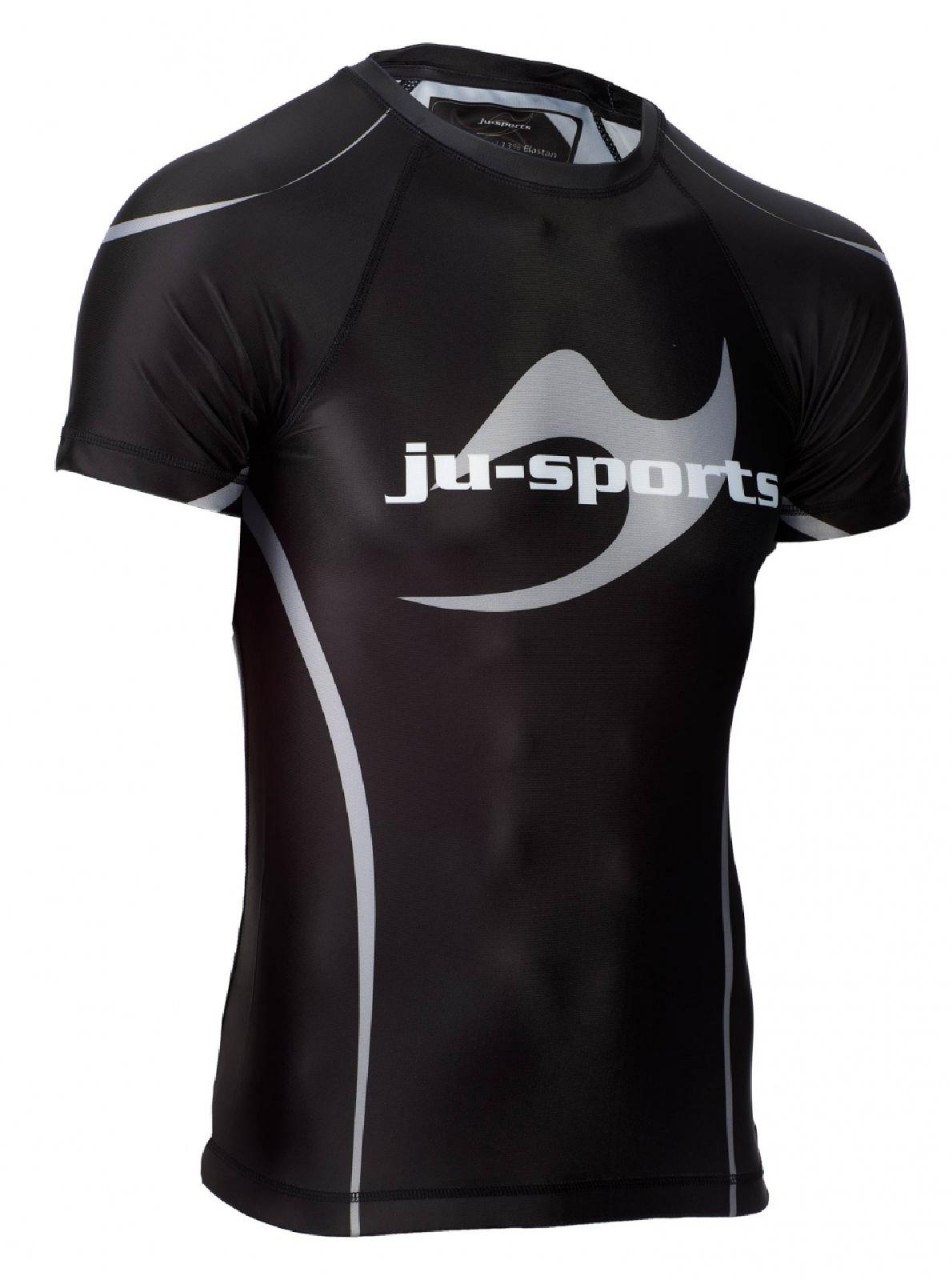 Ju-Sports Rashguard Pro C18 kurzarm schwarz von Ju-Sports
