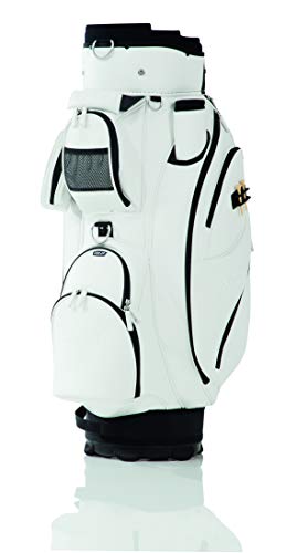 JuCad Bag Style I Golftasche I Außentasche I Schirmfach I Farbe weiß von JuCad