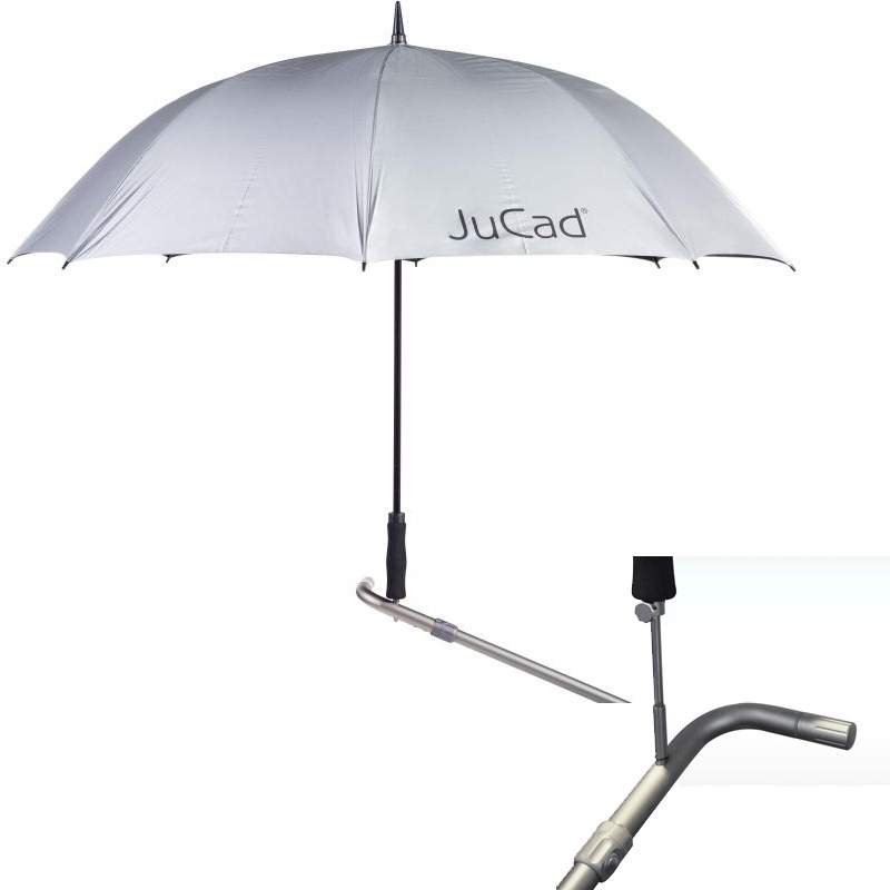 'JuCad Regenschirm Teleskop Automatik silber' von JuCad