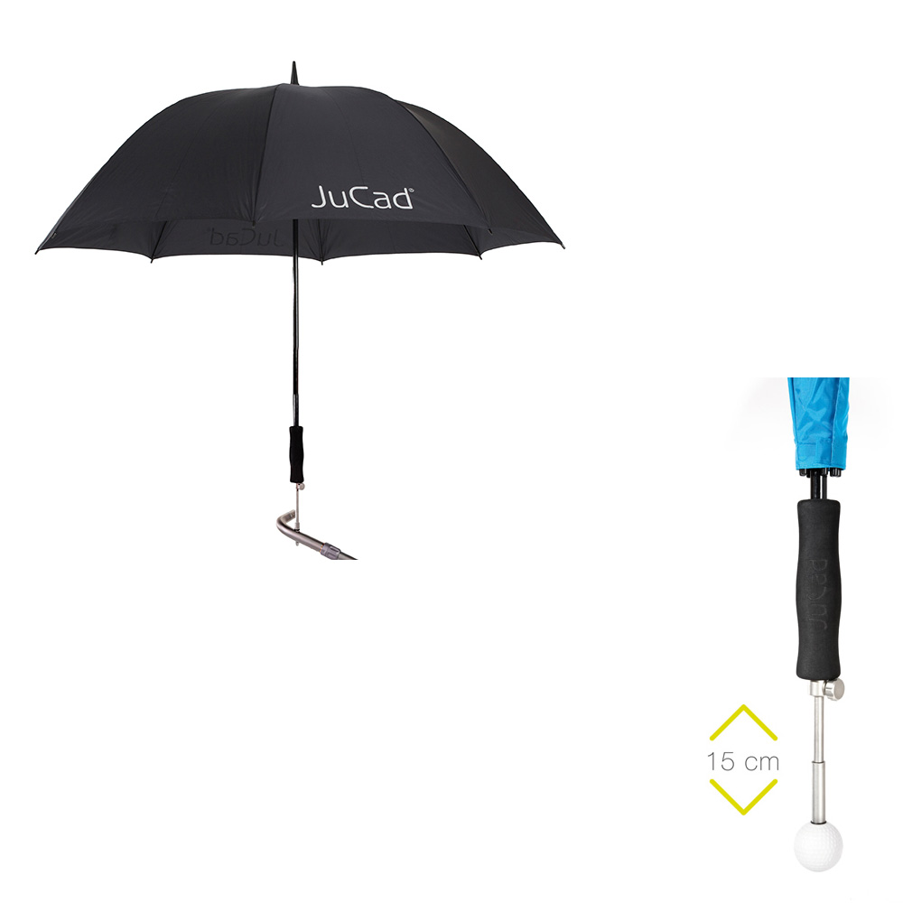 'JuCad Regenschirm Teleskop schwarz mit Stift' von JuCad