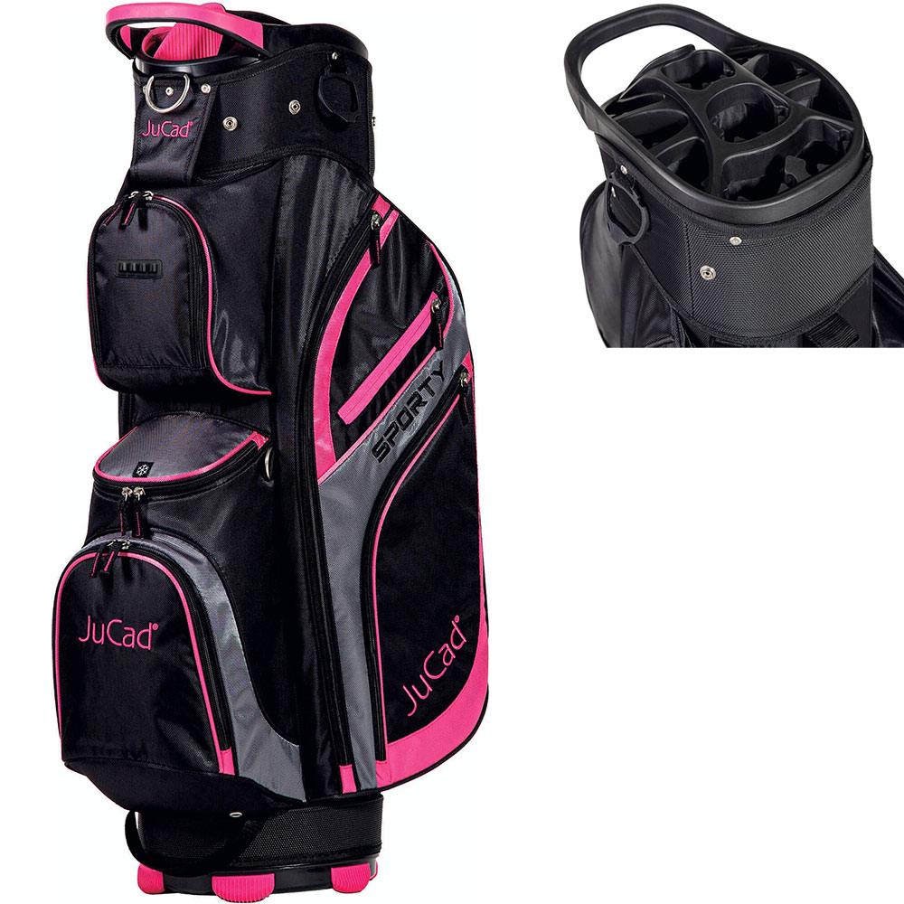 'Jucad Sporty Cartbag schwarz/pink' von JuCad