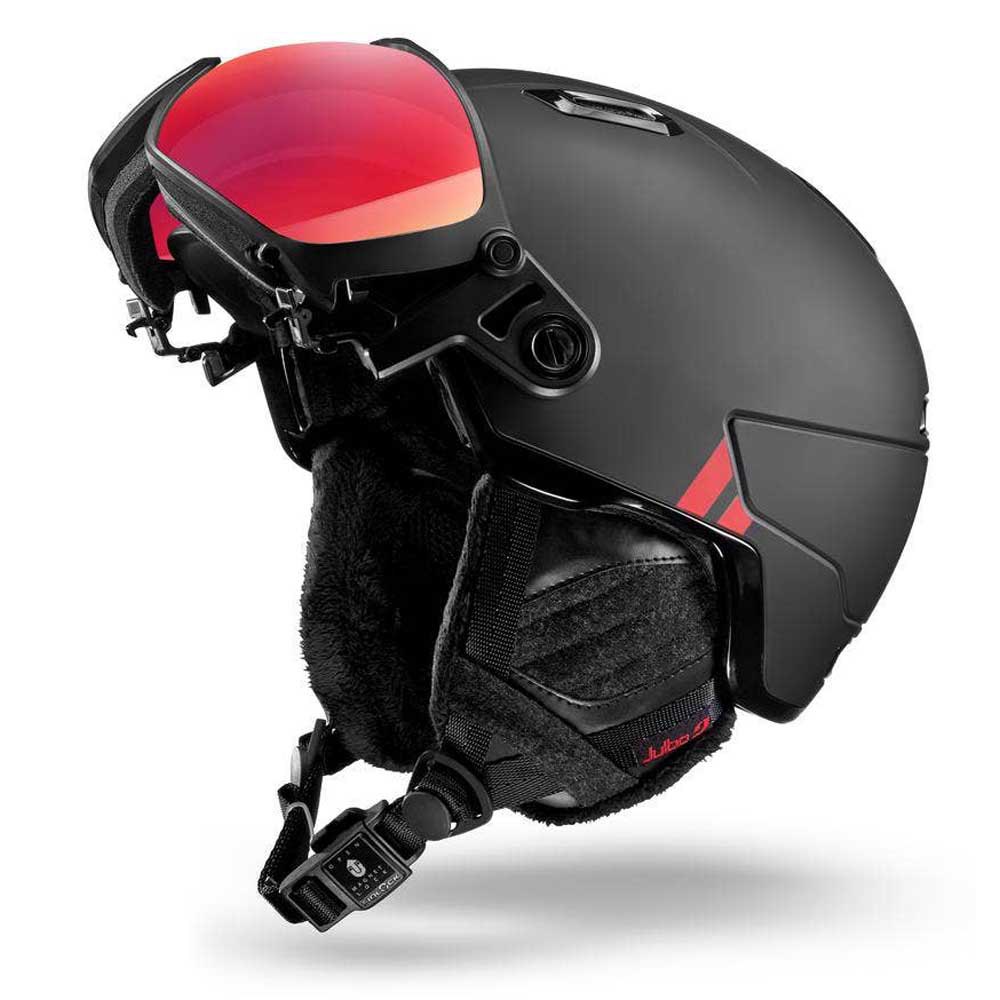 Julbo Globe Evo Visor Helmet Schwarz 54-58 cm / Flash Rouge/Reactiv CAT1-3 von Julbo