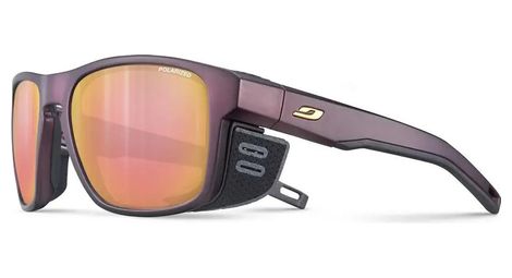 julbo shield m sonnenbrille polarisiert kat  3 bordeaux   gold von Julbo