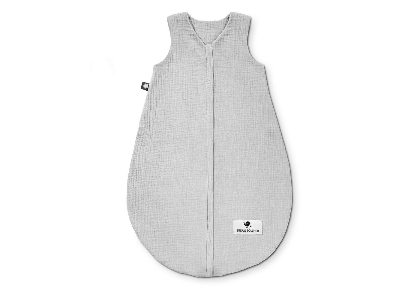 Julius Zöllner Babyschlafsack Sommerschlafsack Musselin grau 98 von Julius Zöllner