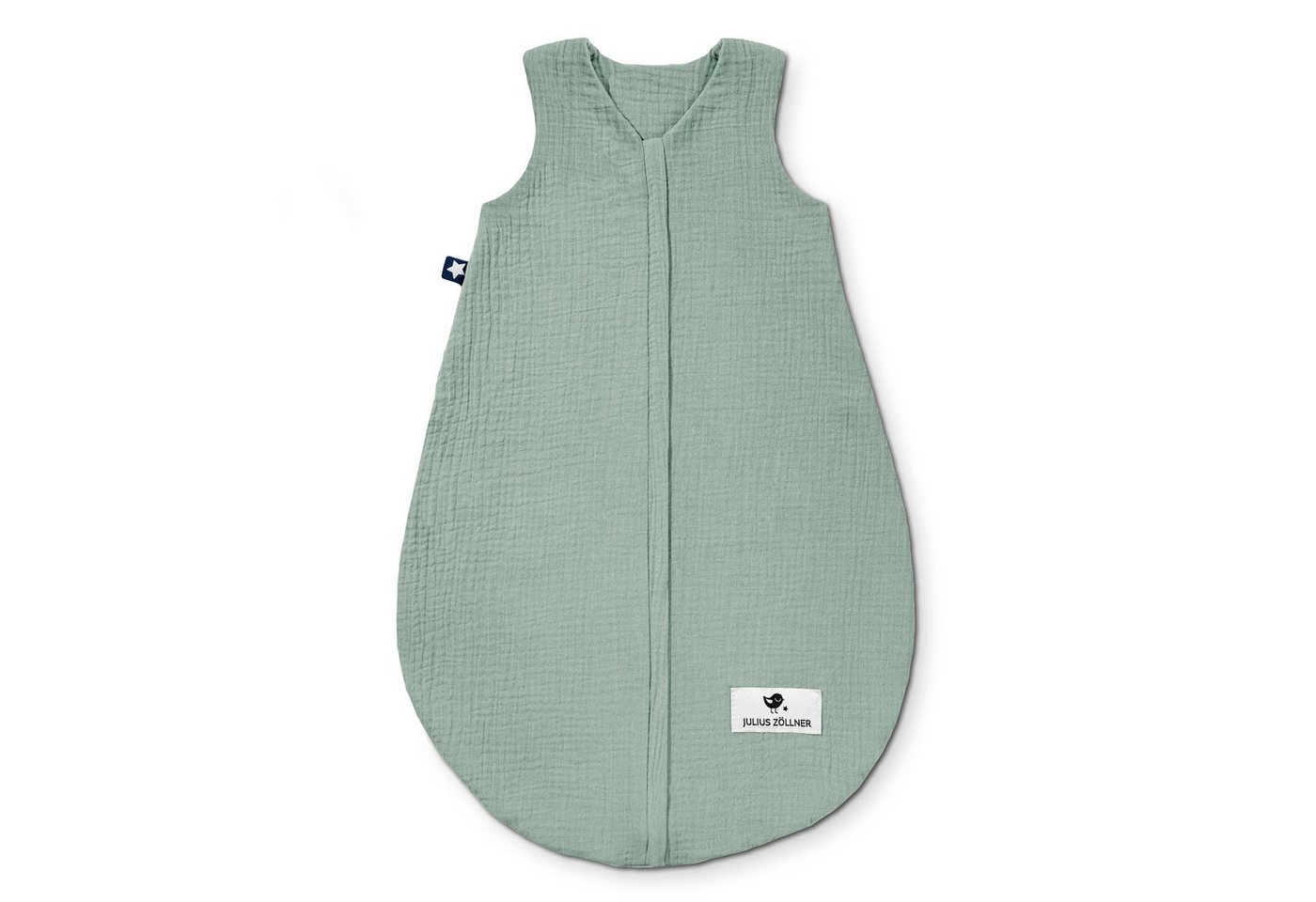 Julius Zöllner Babyschlafsack Sommerschlafsack Musselin grün 56 von Julius Zöllner