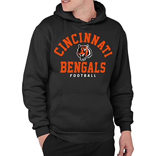 Junk Food Clothing x NFL - Cincinnati Bengals - Classic Team Logo - Erwachsene Pullover Kapuzenpullover für Damen und Herren - Größe 2 X-Large von Junk Food