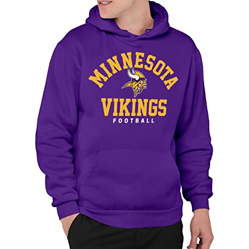 Junk Food Clothing x NFL - Minnesota Vikings - Classic Team Logo - Erwachsene Pullover Kapuzenpullover für Damen und Herren - Größe S von Junk Food