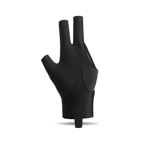 Junterone Schnell trocknende atmungsaktive Billard-Handschuhe für Damen/Herren, linke Hand, einfach zu bedienen von Junterone