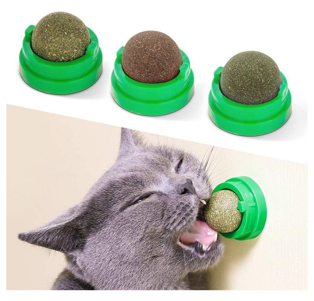 Juoungle Katzen-Futterspender Katzenminze Ball Katzenminze Spielzeug Katzenminze Bälle Spielzeug von Juoungle