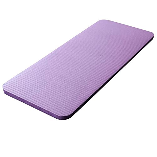 Juwaacoo 15 mm dicke Yogamatte, Komfort-Schaumstoff-Knie-Ellenbogen- für Übung, Yoga, Indoor-Pads, Fitness-Training, Violett von Juwaacoo