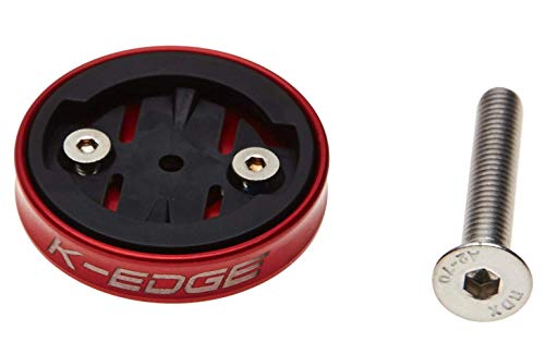 K-Edge Unisex – Erwachsene Halterung Garmin Gravity Vorbauhalterung K13-550, rot, One Size von K-EDGE
