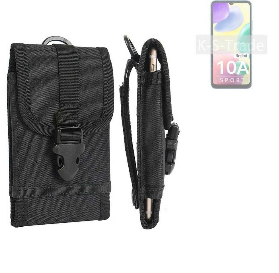 K-S-Trade Handyhülle für Xiaomi Redmi 10A Sport, Holster Handy Hülle Holster Handytasche Gürtel Tasche Schutz von K-S-Trade