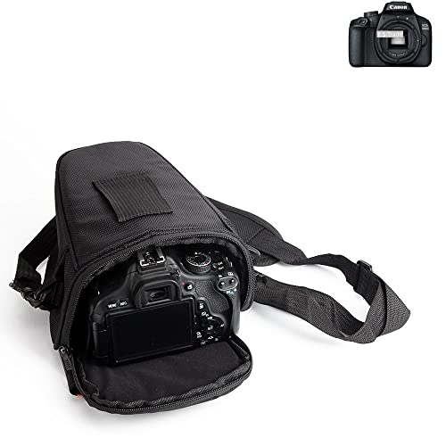 K-S-Trade Kameratasche Für Canon EOS 4000D Kameratasche Fototasche Schultertasche Umhängetasche Für Canon EOS 4000D Colt Für Systemkameras von K-S-Trade
