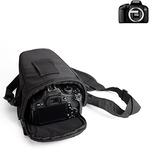 K-S-Trade Kameratasche Für Canon EOS 800D Kameratasche Fototasche Schultertasche Umhängetasche Für Canon EOS 800D Colt Für Systemkameras von K-S-Trade