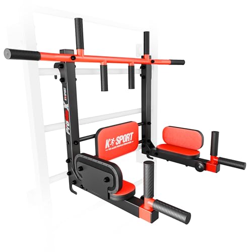 K-Sport: Klimmzugstange + Dip Station für Sprossenwand I Kraftstation mit Pull-Up Bar & Dip Stange I Klimmzug Dip Station I Pull Up Mate, inkl. E-Book K-Sport: Klimmzugstange + Dip Station für Sprossenwand I Kraftstation mit Pull-Up Bar & Dip Stange I Klimmzug Dip Station I Pull Up Mate, inkl. E-Book von K-Sport