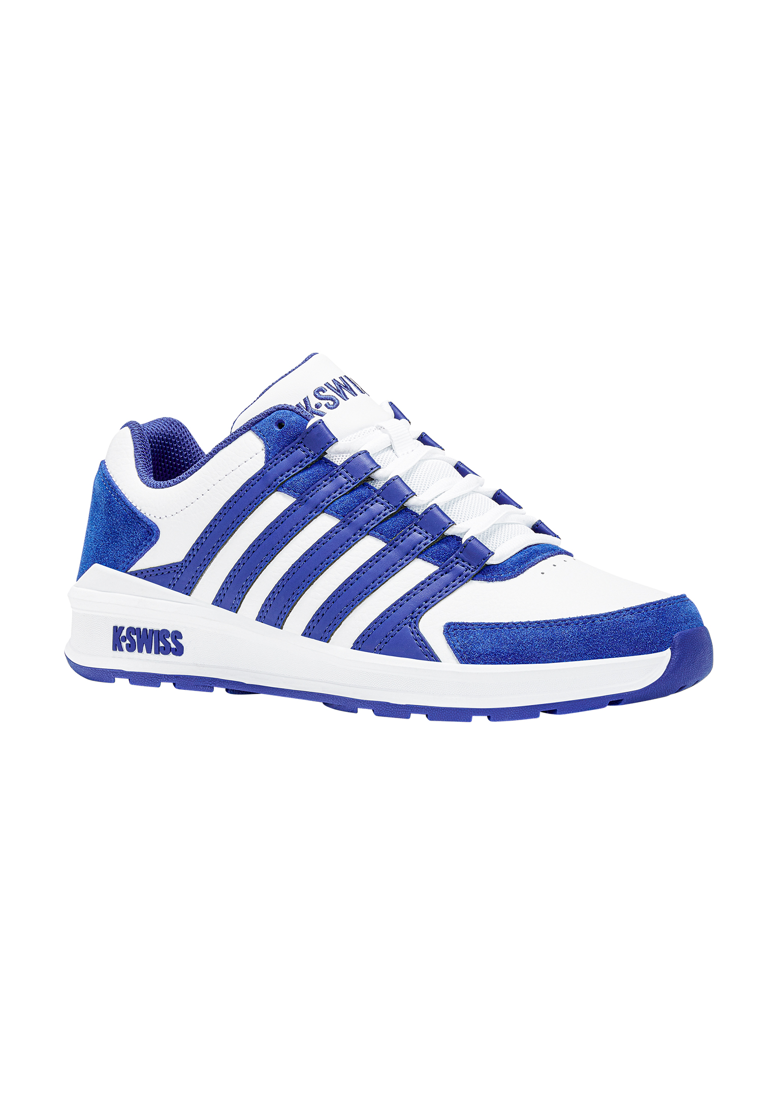 K-Swiss Herren Vista Trainer Sneaker Sportschuh 07000-918-M weiss/blau von K-Swiss
