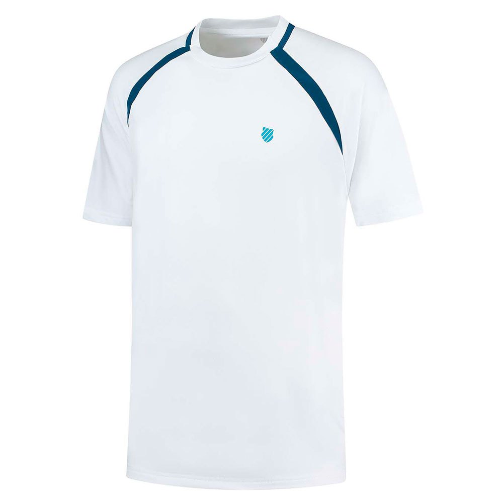 K-swiss Hypercourt Mesh Crew 2 Short Sleeve T-shirt Weiß XL Mann von K-swiss
