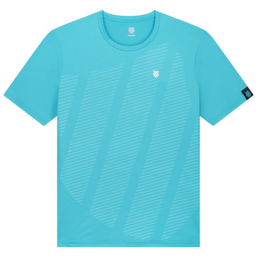 K-swiss Hypercourt Shield Short Sleeve T-shirt Blau L Mann von K-swiss