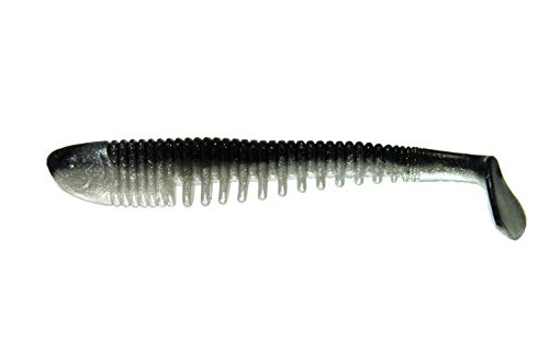 K.P Baits Skeleton Shad Gummifisch 4" 10 cm 5 Stück 021 Natural Baitfish von K.P