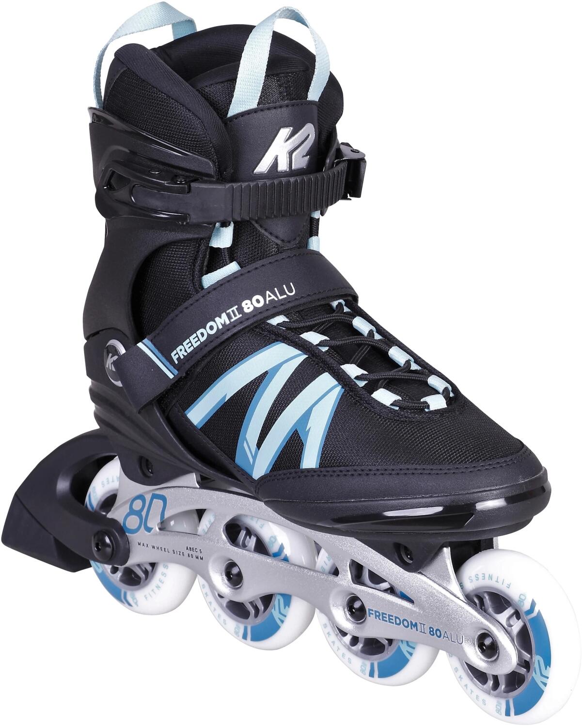 K2 Freedom II 80 Alu Damen Inliner (40.0 (US=9.0), design) von K2 Skates