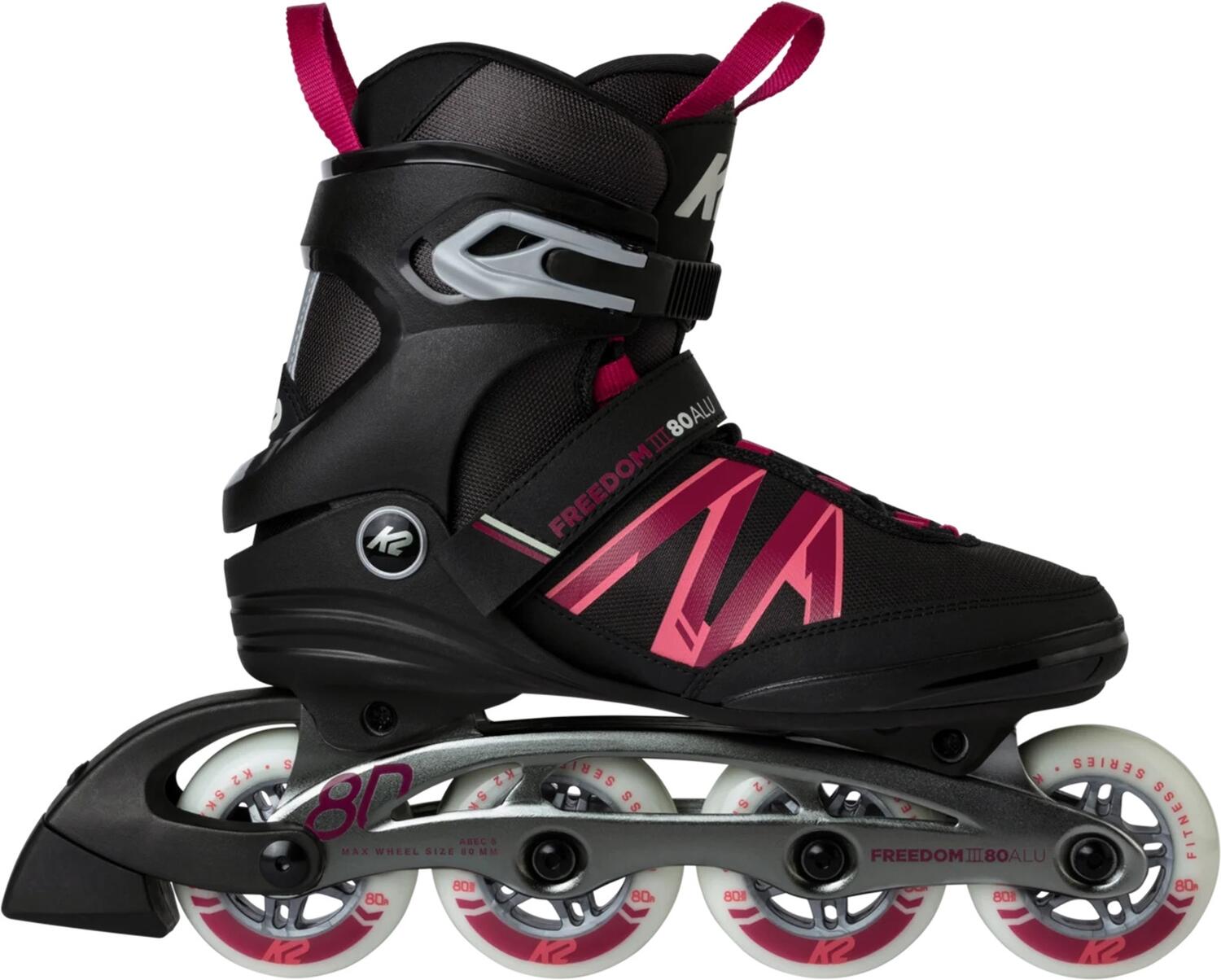 K2 Freedom III 80 Alu Damen Inliner (38.0 (US=7.5), design) von K2 Skates