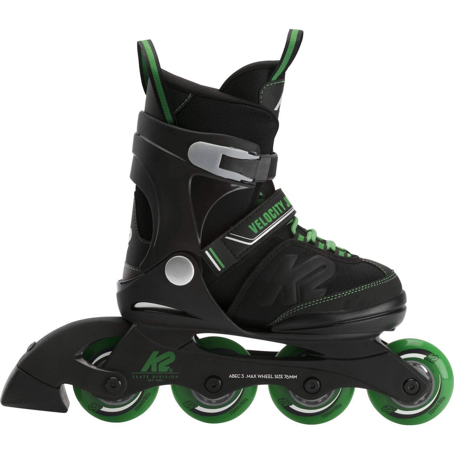 K2 Velocity Junior Boy Inliner (35.0-40.0, black/green) von K2 Skates