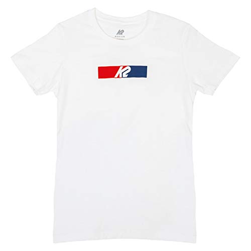 K2 Damen RWB Brick Tee Womens T-Shirt, White, L von K2
