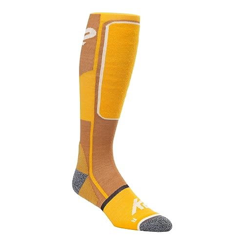 K2 Unisex – Erwachsene Freeride Sock Skisocken, Yellow, L von K2