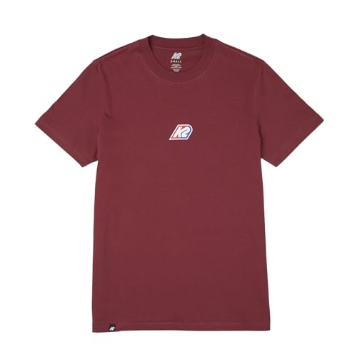 K2 Snow Unisex T-Shirt Womens Heritage T-Shirt, Maroon, 20H3002 von K2