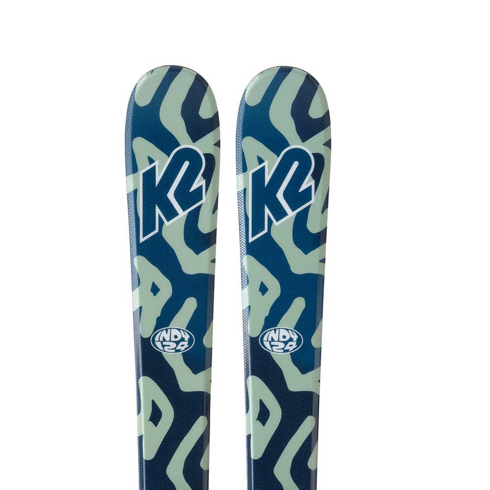 K2 Indy+fdt 4.5 Junior Alpine Skis Pack Blau 88 von K2