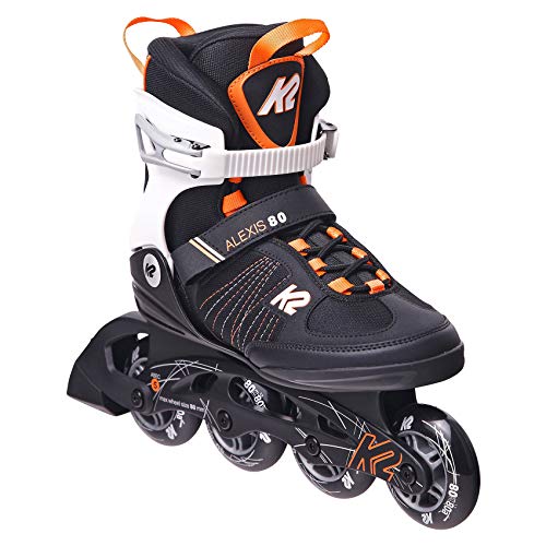 K2 Skates Damen Inline Skates ALEXIS 80, black - orange, 30E0874.1.1.060 von K2