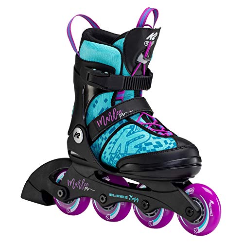 K2 Inline Skates MARLEE PRO Für Mädchen Mit K2 Softboot, Light Blue - Purple, 30F0225 von K2
