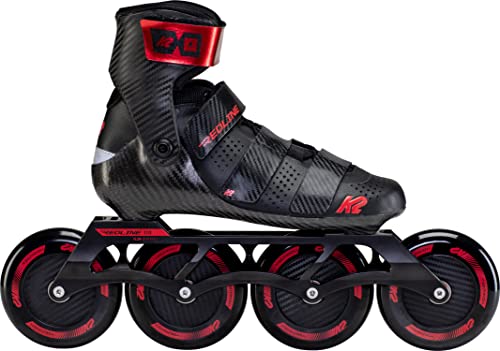 K2 Skates Unisex Inline Skates REDLINE 110, black - red, 30F0195.1.1.115 von K2