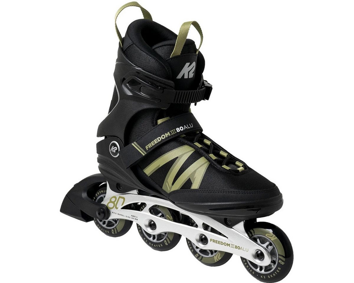 K2 Inlineskates K2 Freedom III 80 ALU Herren Inline Skates Inliner 30H0601 von K2