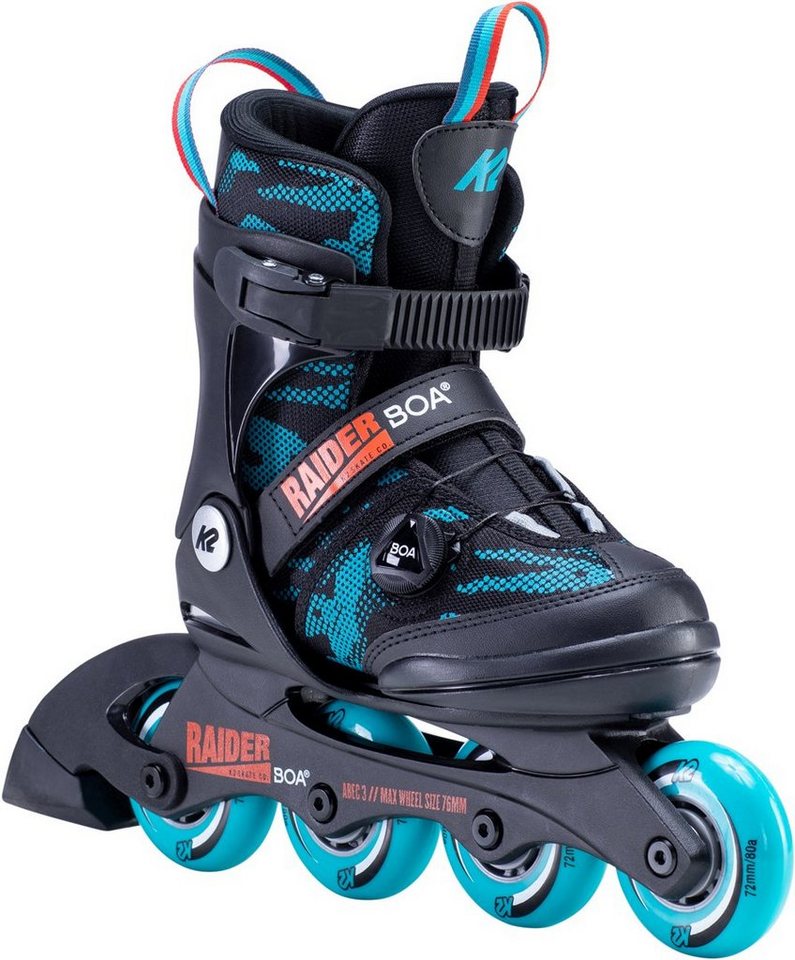 K2 Inlineskates K2 RAIDER BOA Inline Skate black/turquise von K2