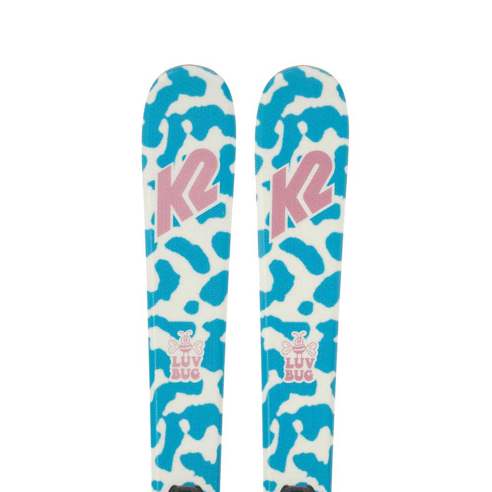 K2 Luv Bug+fdt 4.5 S Plate Girl Alpine Skis Blau 100 von K2